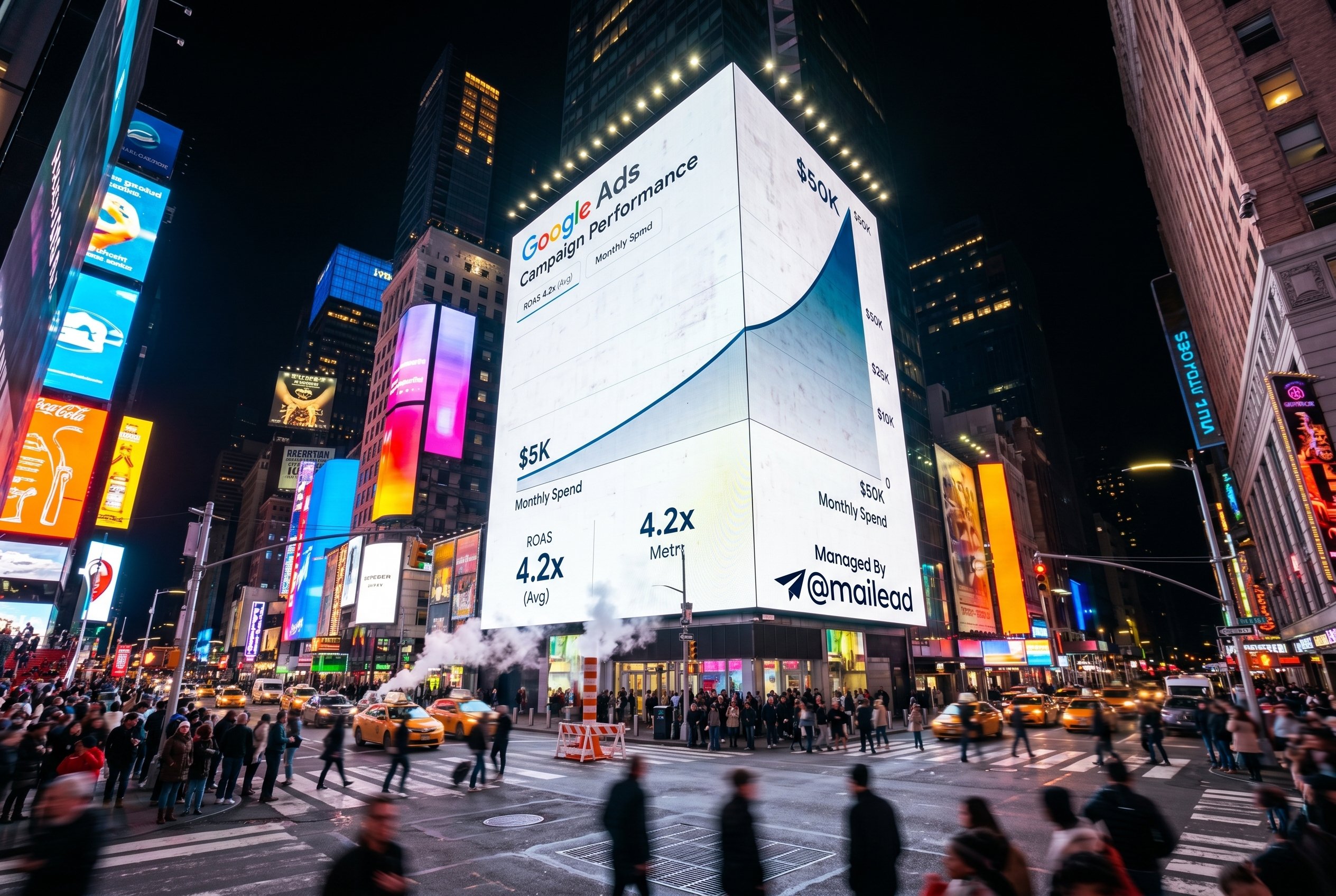 Google Ads campaign dashboard