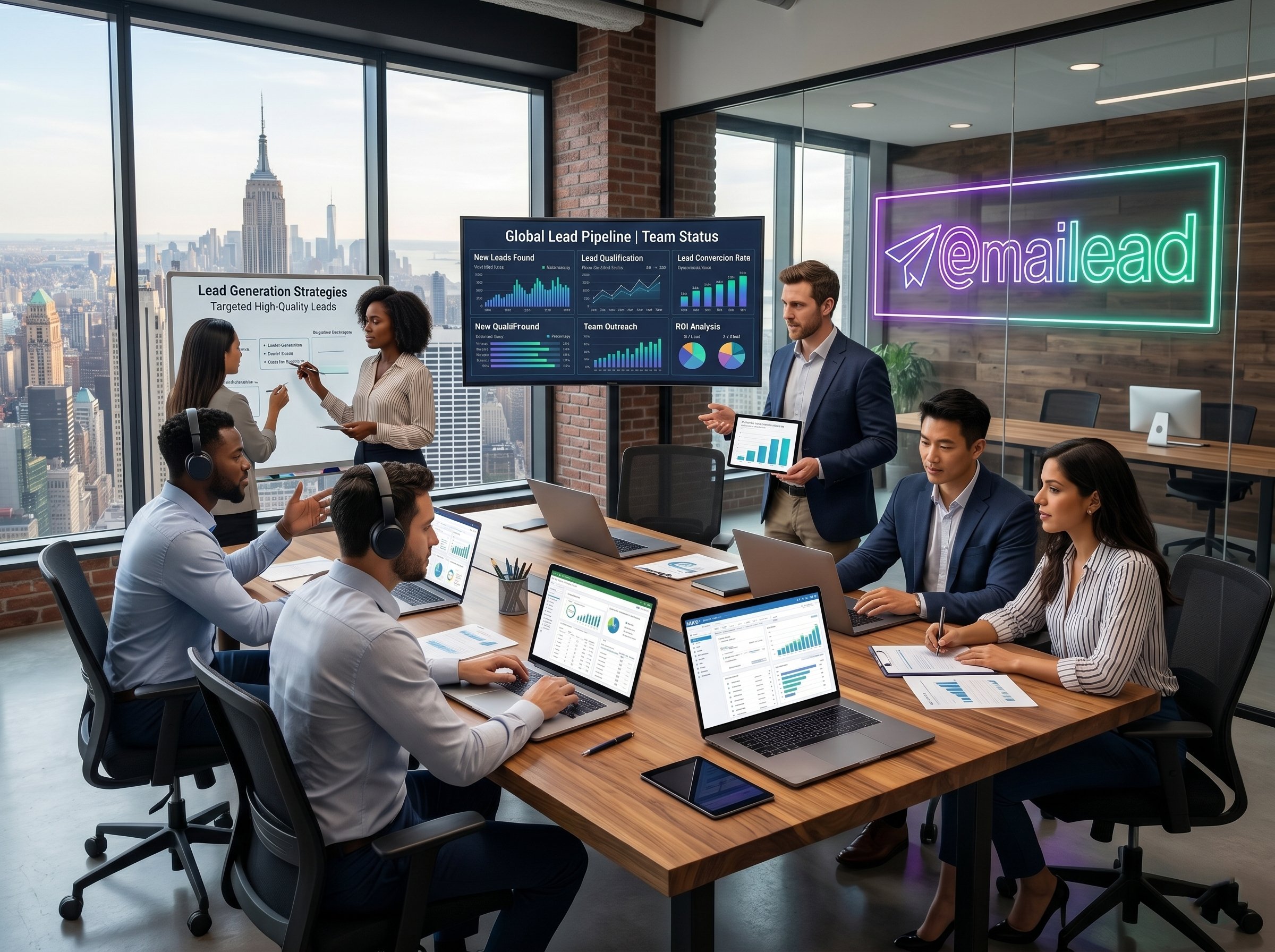 Lead generation strategy team